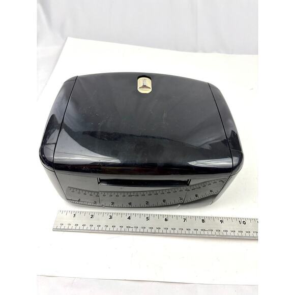 Vintage 1980s The Jewel Kit Expandable Fold-Out Jewelry Box Black USA Made - Picture 7 of 16